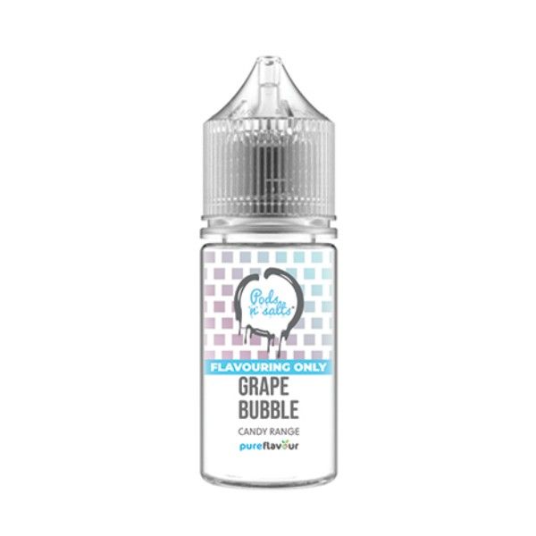 One Cloud Pods n Salts Salt/MTL Vape DIY Longfill(15-30ml) - Grape Bubble