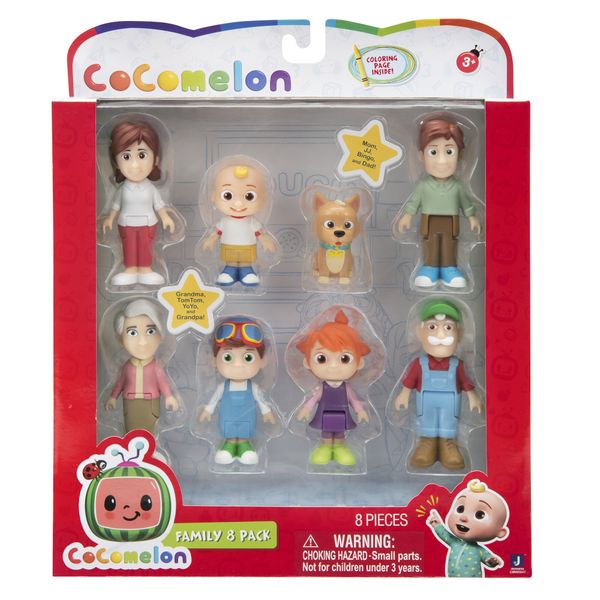 Cocomelon Family 8 Pack Figures