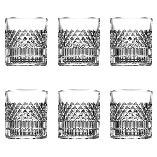 350ml Belmont Crystal Glass Tumbler - 6 Pack