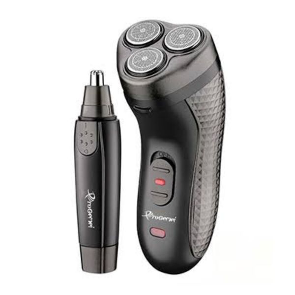 Professional Electric Shaver with Popup Hair Trimmer &amp; Ear/Nose Trimmer