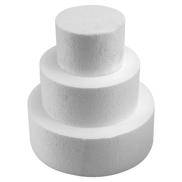 Round Cake Dummy (Cake Dummy Set 4 Inch 6 Inch 8 Inch)