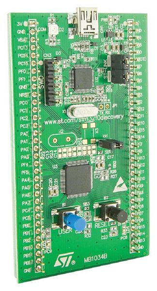 STMicroelectronics (STM32F0DISCOVERY) Evaluation Kit, STM32F0 MCU