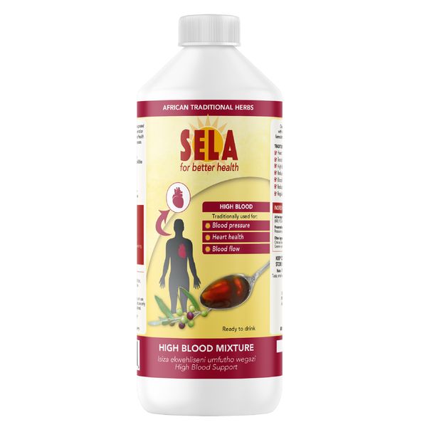 SELA High Blood Mixture Natural Herbs with Olive Leaf (500ml)