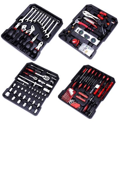 187 Piece Wrench Set with Hand Tool Set