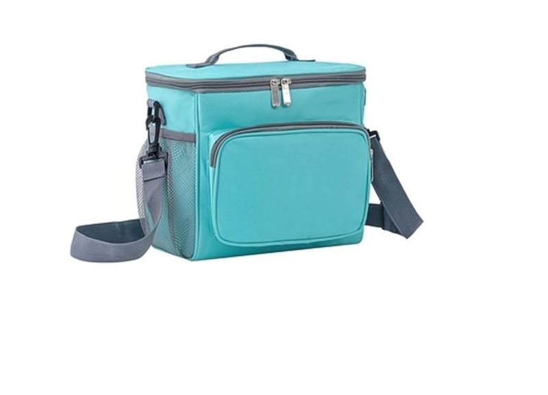 Zip-Up Lunch Bag - Blue