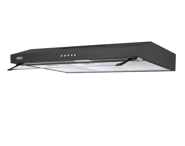 Defy 90cm Gemini Cookerhood Black - DAC90B