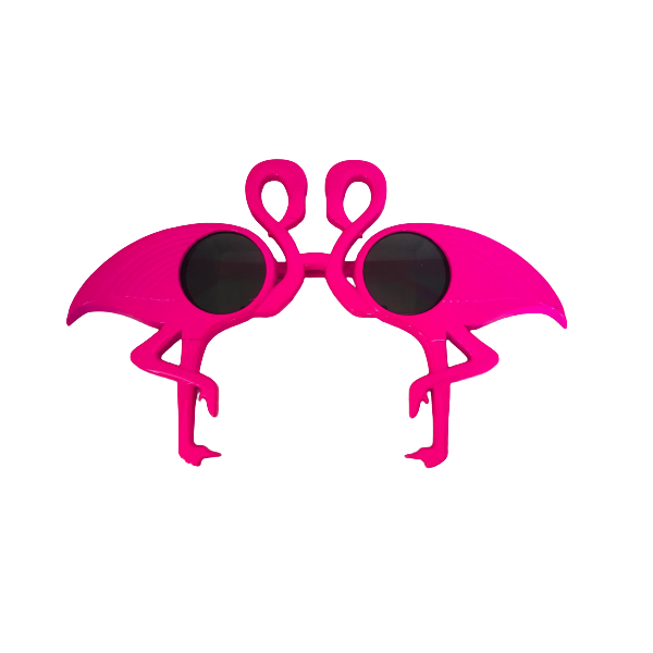 Tropical Pink Flamingo Party Novelty Sunglasses