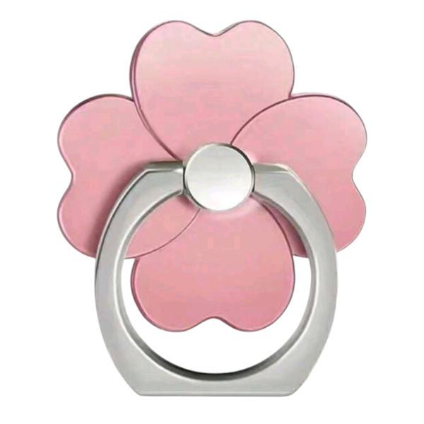 Pink Flower Phone Ring Holder