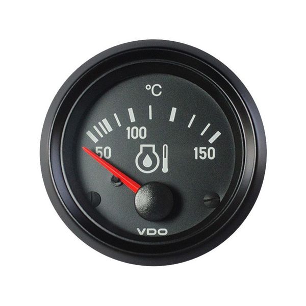 VDO Eng Oil Temp Gauge, 24 V, 50 - 150'C, 52mm, Elec