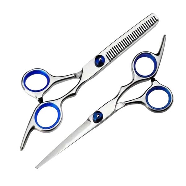 2Pcs Hair Cutting Scissors Shears and Barber Thinning