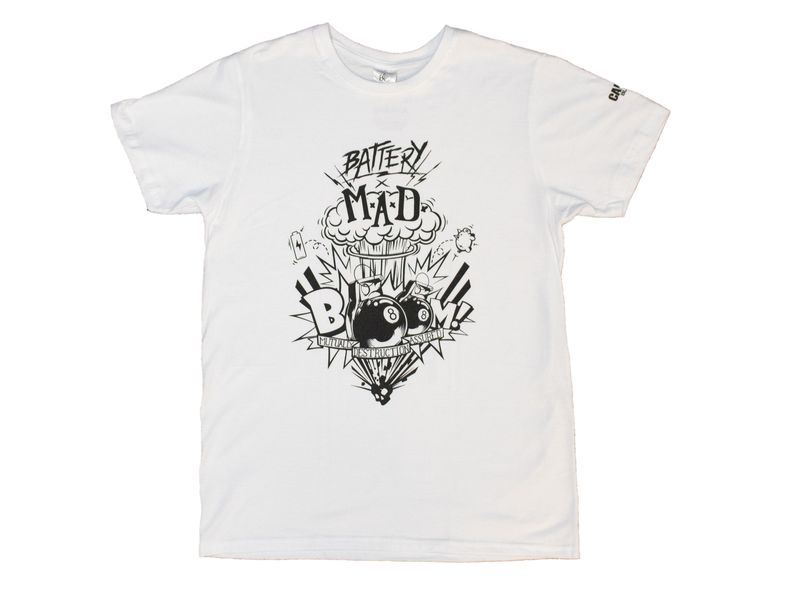 Official Call of Duty Black Ops 4: T-Shirt "Battery Mad" White
