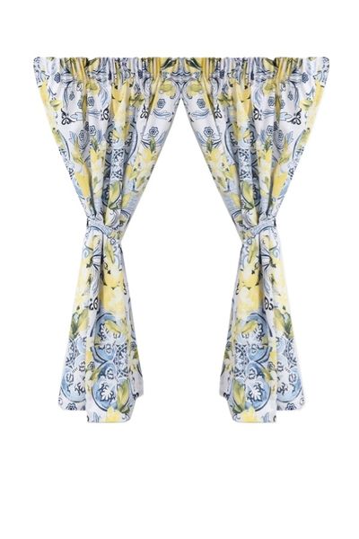 2 Pack Printed Pomeroy Cafe Curtain, 110x120cm