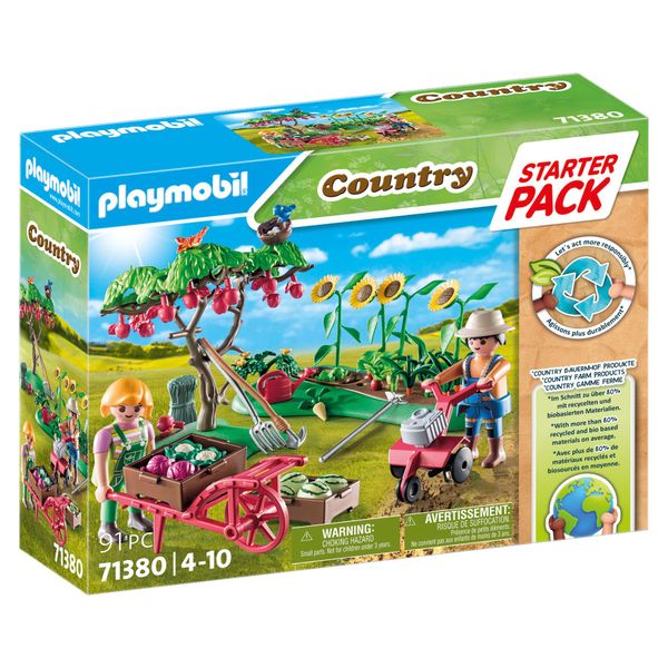 Playmobil Country - Starter Pack Vegetable Garden Playset - 91 Piece