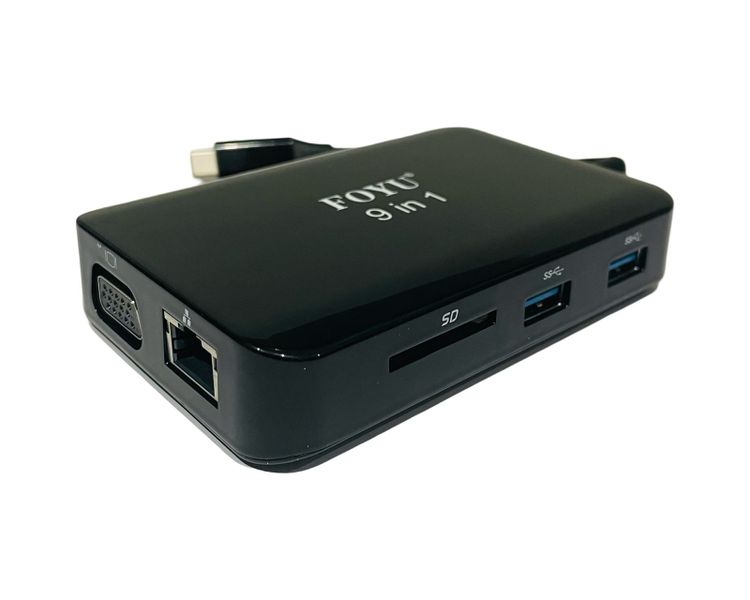Multifunctional Type-C 9-in-1 Adapter Hub High Quality By (G-C)