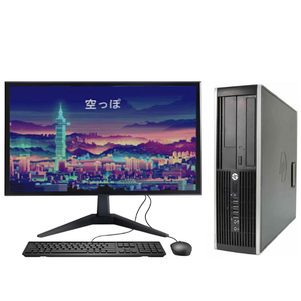 Certified Pre-Owned HP Compaq 8300 SFF - Intel i5 2nd Gen - 8/256+ 19"Set