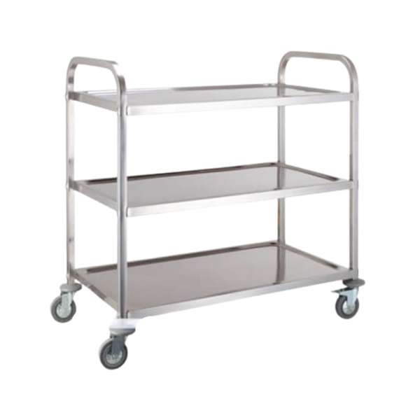 Catercare S/Steel Tea Trolley- 3 Tier