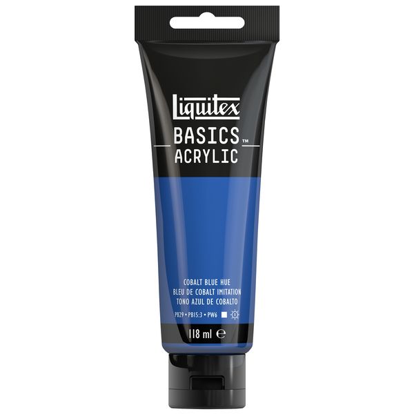 Liquitex Basics Acrylic Colour 118ml Tube - Cobalt Blue Hue