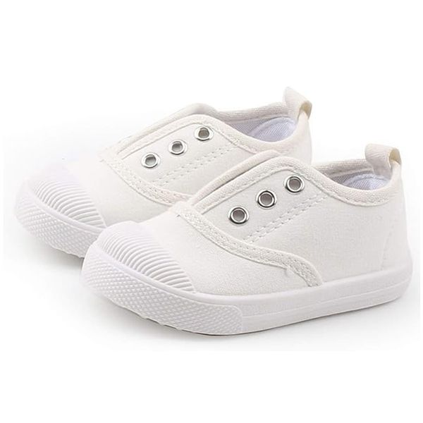 Kids Canvas Sneaker Slip On Tennis Shoes Lightweight