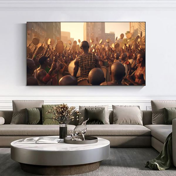 Canvas Wall Decor - Epic Circle of Unity - 0367