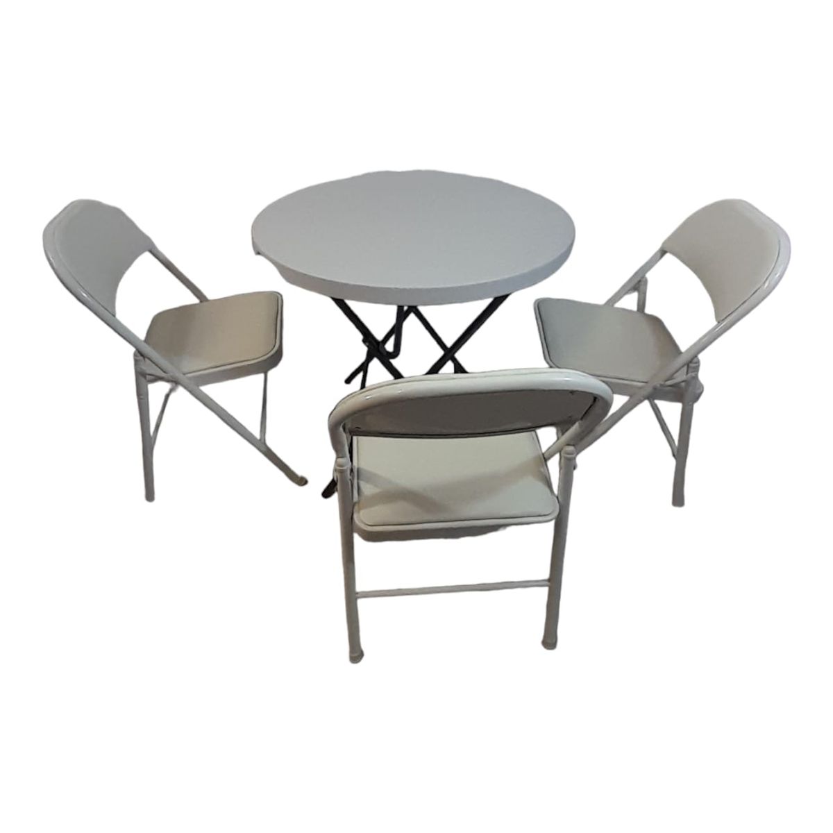 Sastro 3 Folding padded Chair Outdoor Dining table combotp2 Shop