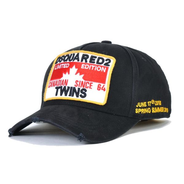 DSQ2 Classic Canadian Flag Men's Baseball Cap Embroidered Hat Trucker Cap