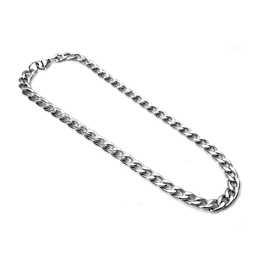 Nl cb001 titanium steel cuban necklace shop today get it tomorrow