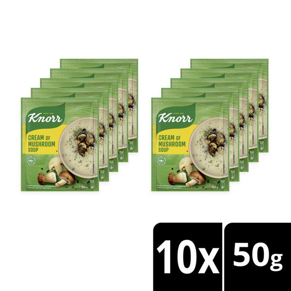Knorr Cream of Mushroom Thickening Soup 10x50g