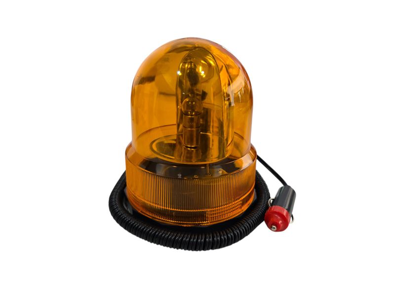 12V Amber Revolving Warning Light For Automotives