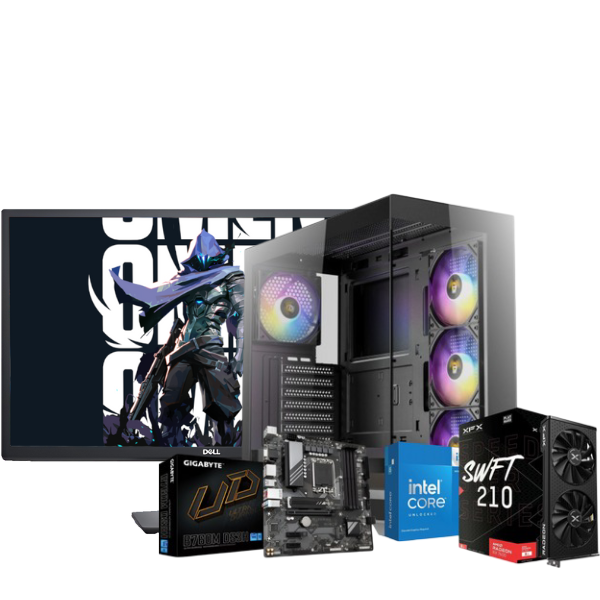 [Pre Built Bundle] Liquid Cooled XFX Radeon RX 7600 Intel Core i5-14600K
