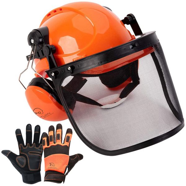 FANTUAN Industrial Protective Face Mask Helmet Glove Set Dust Prevention