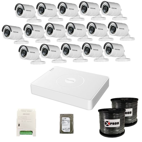Hikvision 16 Channel 1080p Complete Kit