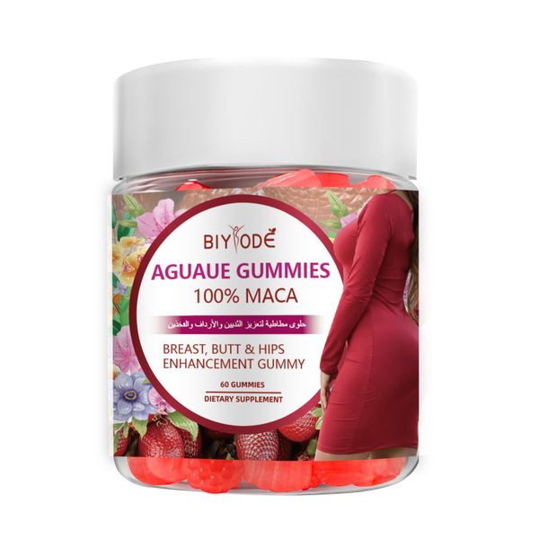 BIYODE AGUAJE GUMMIES 100% Maca, Breast, Butt, Hips Enhancement Gummy,