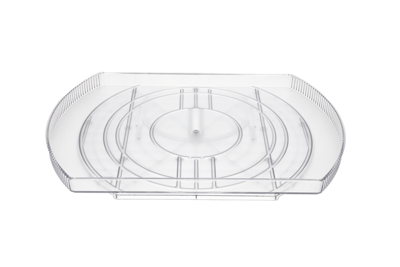 Clear Rotating Fridge Tray - 42cm