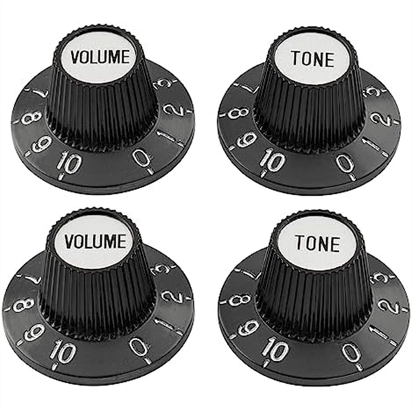 Tone Volume Control Knobs for Guitar Amplifier Effect Pedal
