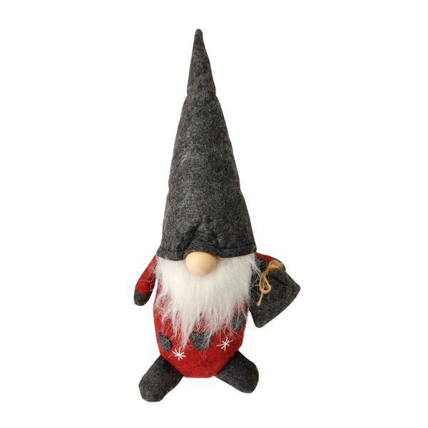 Scandinavian Christmas Fabric Gnome X-mas Santa Decoration Ornament 30cm