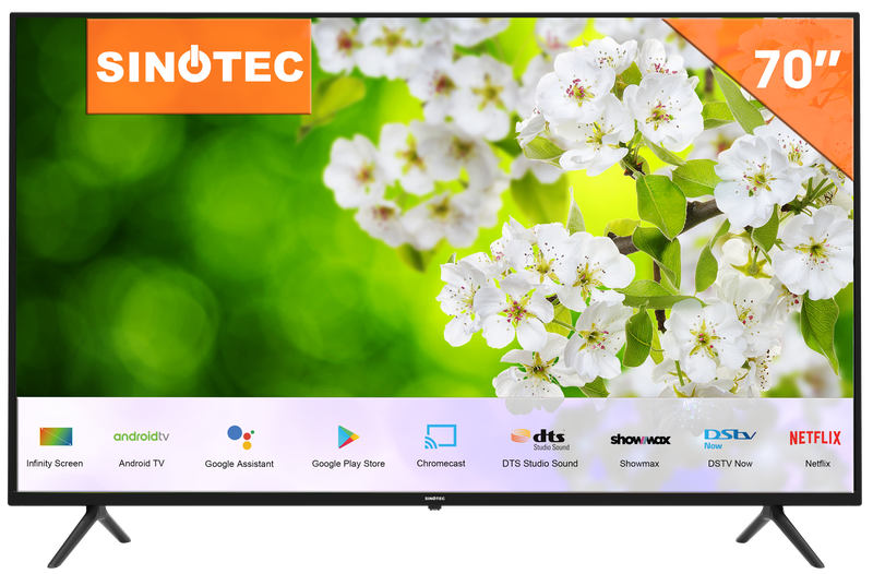 SINOTEC 70" UHD 4K Smart Android TV