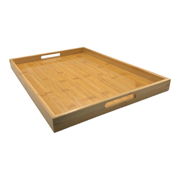 Tray 46 x 33 x 3.5Cm Bamboo Basic