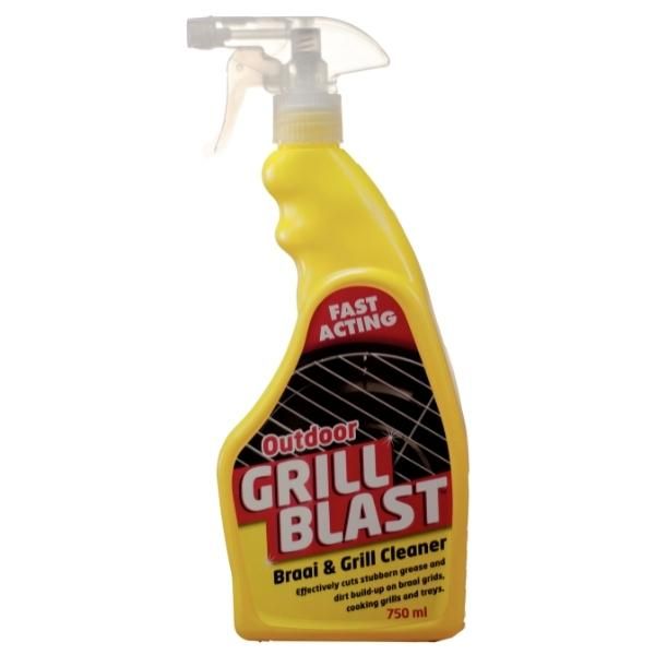 Grill Blast Braai &amp; Grill Cleaner / Fast Acting Braai &amp; Grill Cleaner 750ml