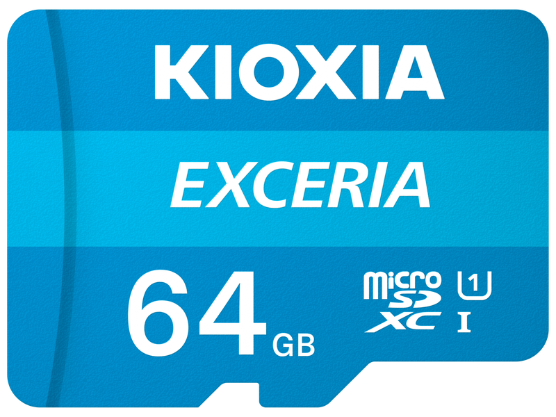 Kioxia 64GB 100Mb/s MicroSD Card C10 Exceria