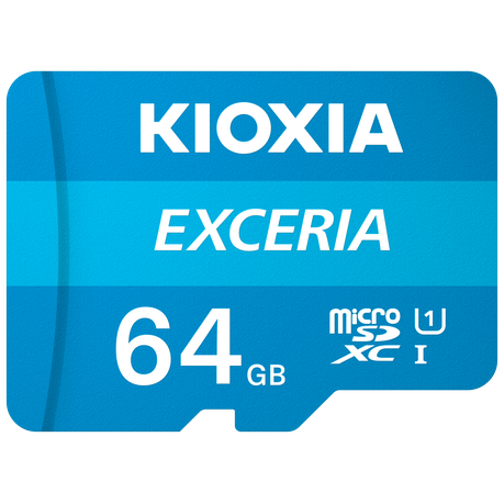 Kioxia 64GB 100Mb/s MicroSD Card C10 Exceria Image