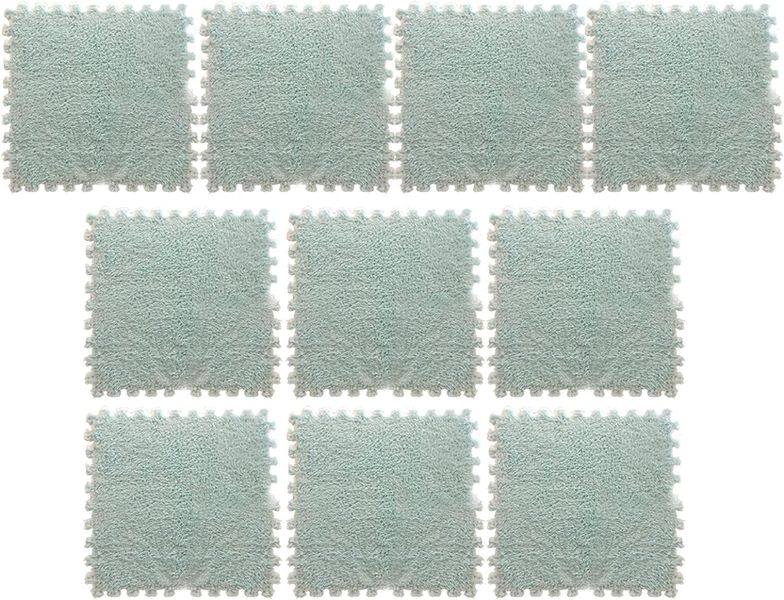 Puzzle Carpet /Door Mat Set - JT04 - Green - 10 Piece