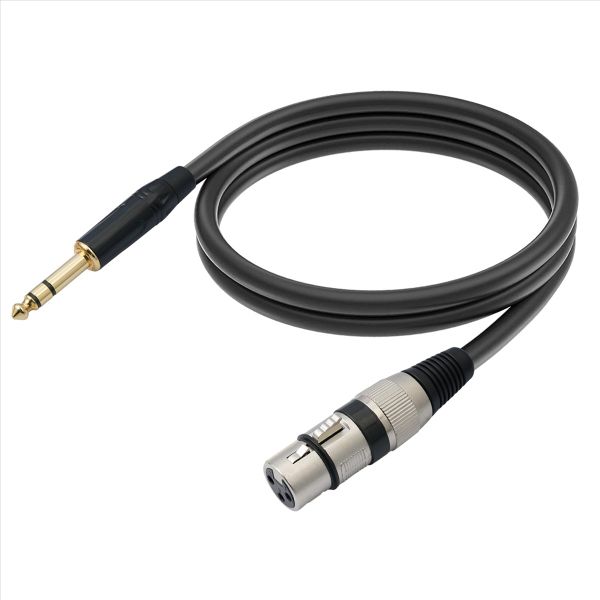 Trs 1/4 Inch To Xlr 3Pin Cable Balanced Xlr To Jack 6 35Mm 3Meter