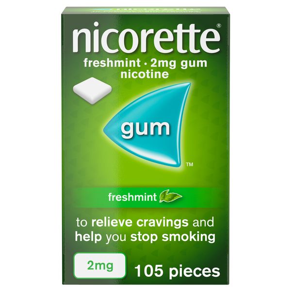 Nicorette Gum Freshmint 2Mg 105 Pieces