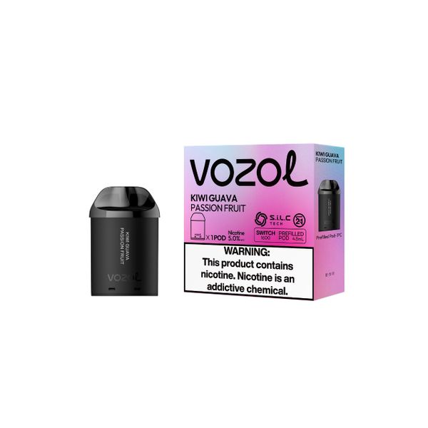 VOZOL Switch 1600C Pod-2%-Kiwi Guava Passion Fruit