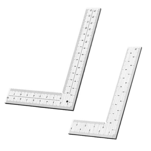 Industrial-Grade L-Shaped Right Angle Ruler: 90-Degree Measuring Tool