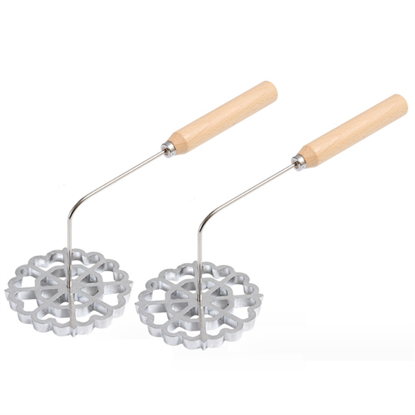 Authentic Bunuelos Mold With Wooden Handle