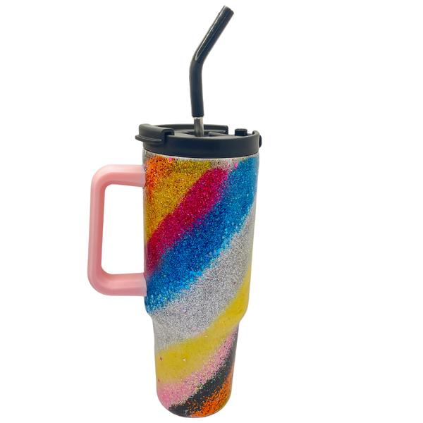 Handcrafted Stainless Steel Double-Wall Vacuum Insulated Tumbler 1.18 L