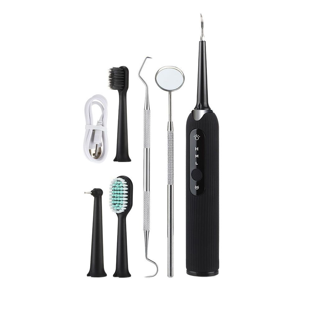 Electric Ultrasonic Sonic Dental Scaler Tooth Calculus Remover Set