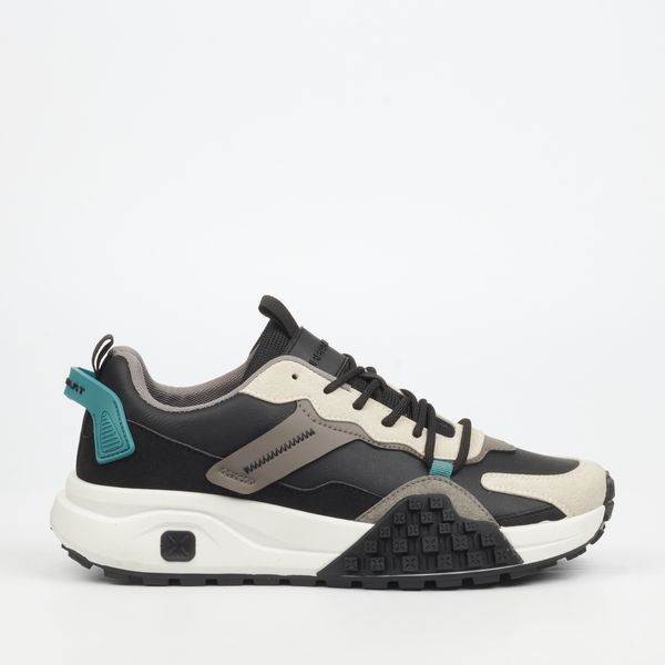 UBRT Redo 4 Grey Men Faux Wax/ Nylon Sneakers