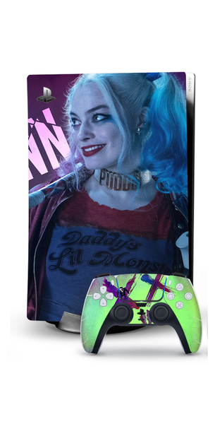 Harley Quinn Suicide Squad Skin For Ps5 Disk Version